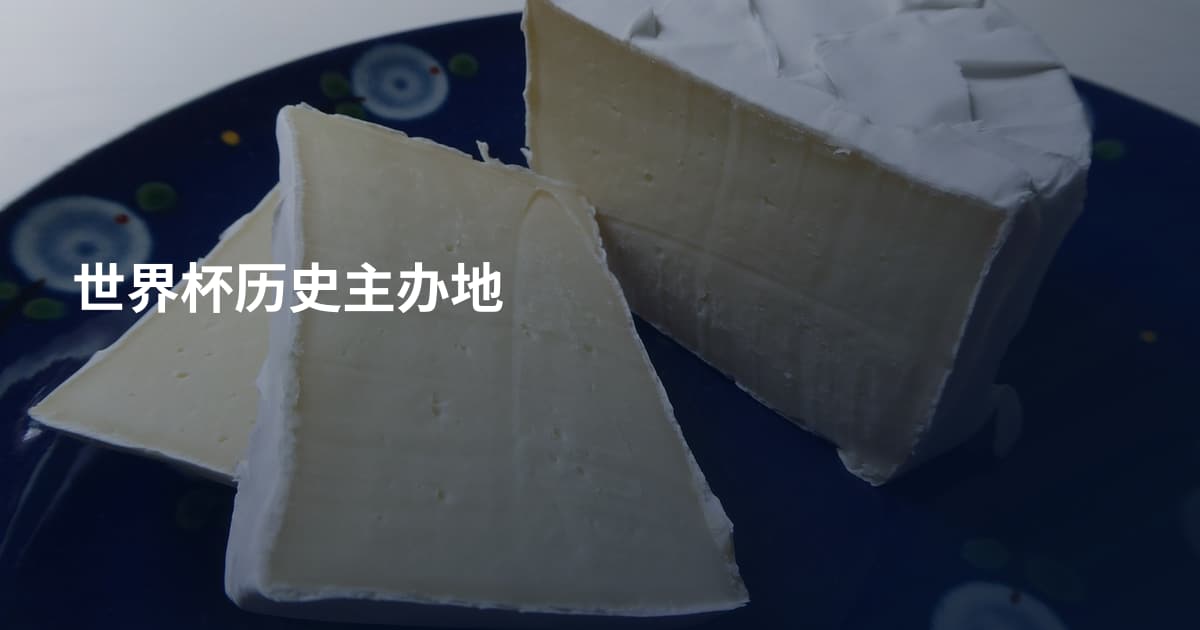 世界杯历史主办地