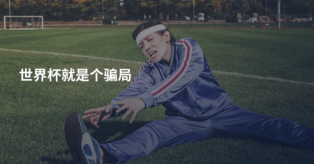 世界杯就是个骗局