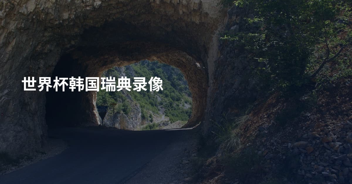 世界杯韩国瑞典录像