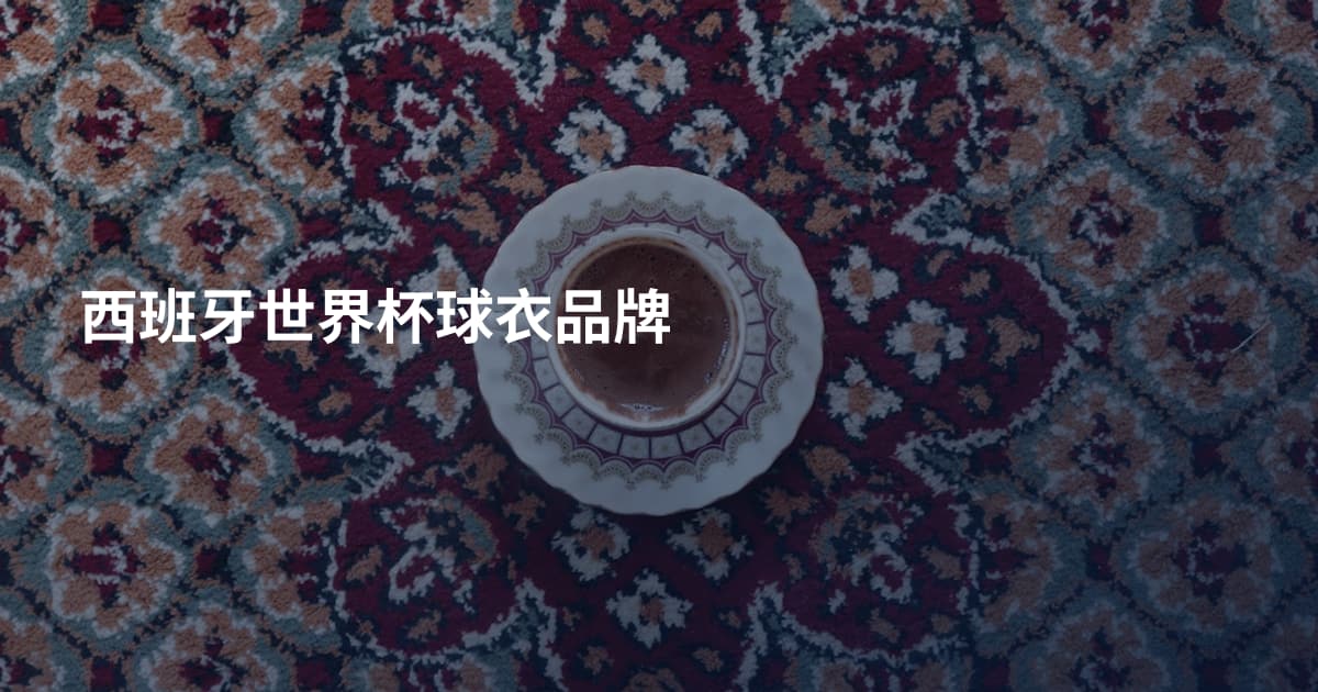 西班牙世界杯球衣品牌