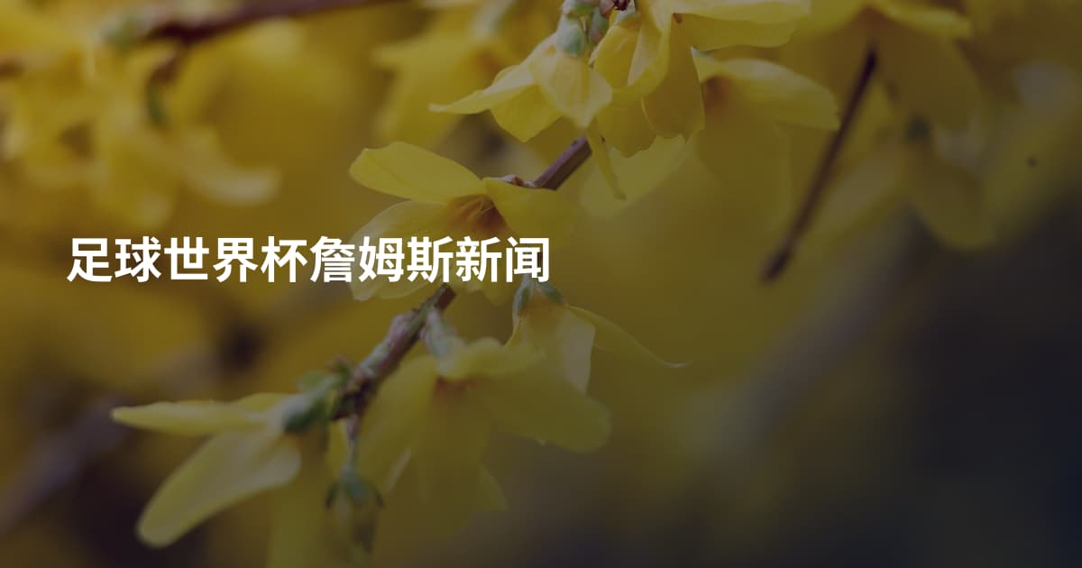 足球世界杯詹姆斯新闻