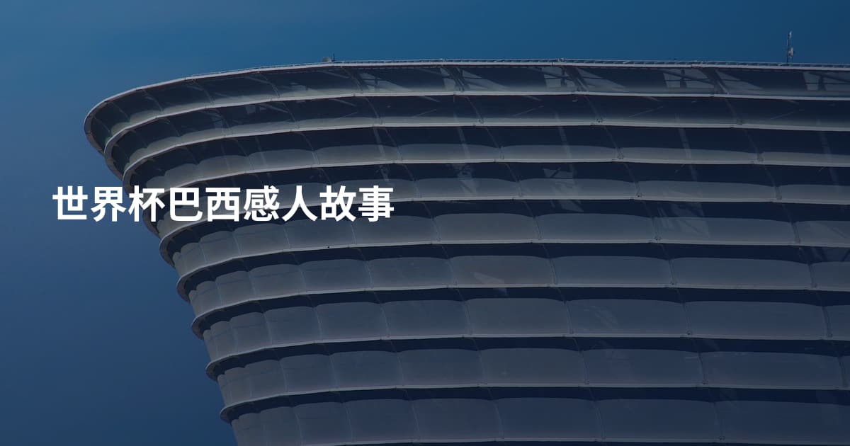 世界杯巴西感人故事