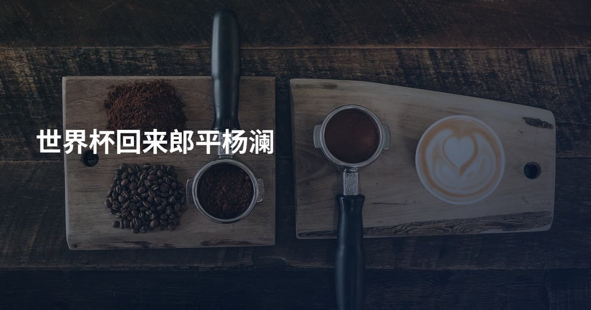 世界杯回来郎平杨澜