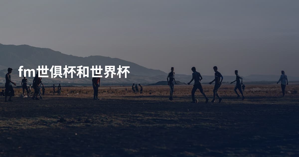 fm世俱杯和世界杯