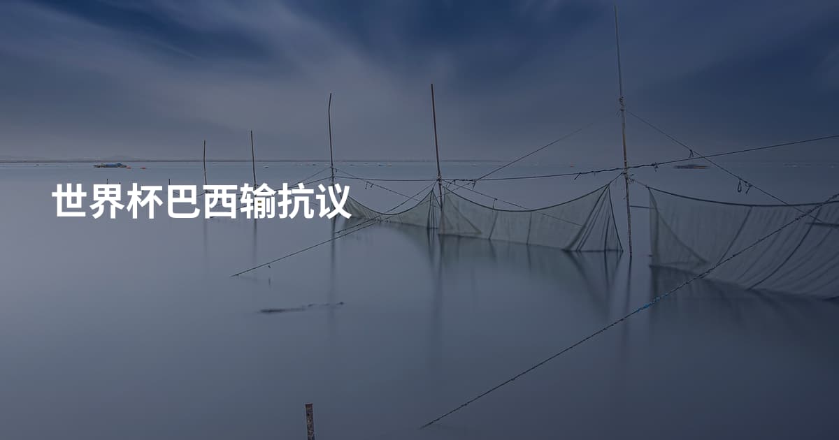 世界杯巴西输抗议