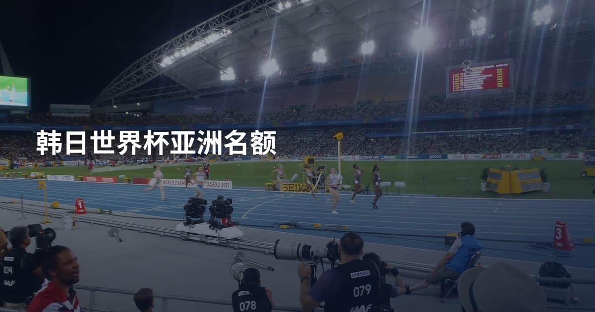 韩日世界杯亚洲名额