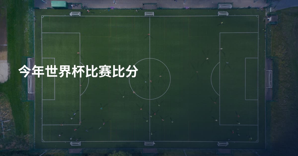 今年世界杯比赛比分