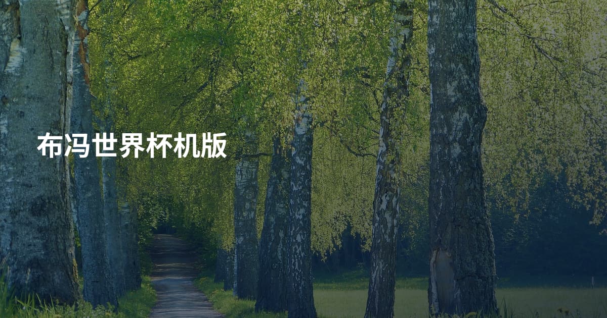布冯世界杯机版