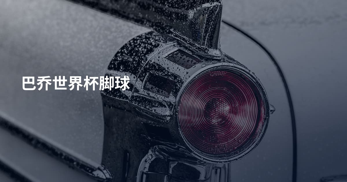 巴乔世界杯脚球