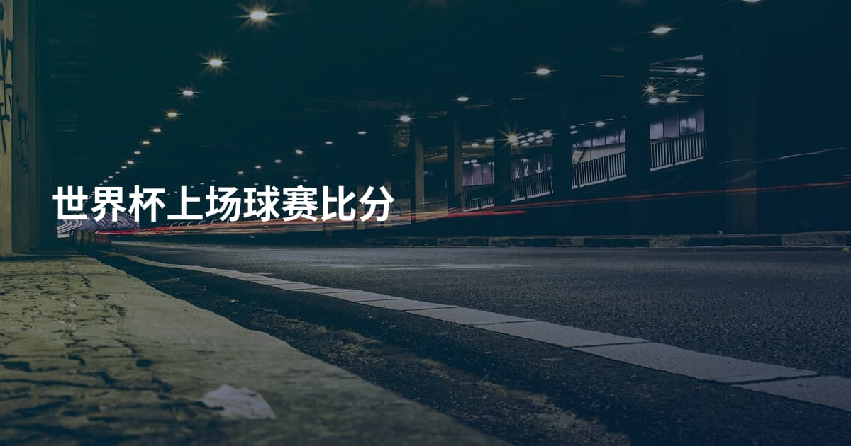 世界杯上场球赛比分