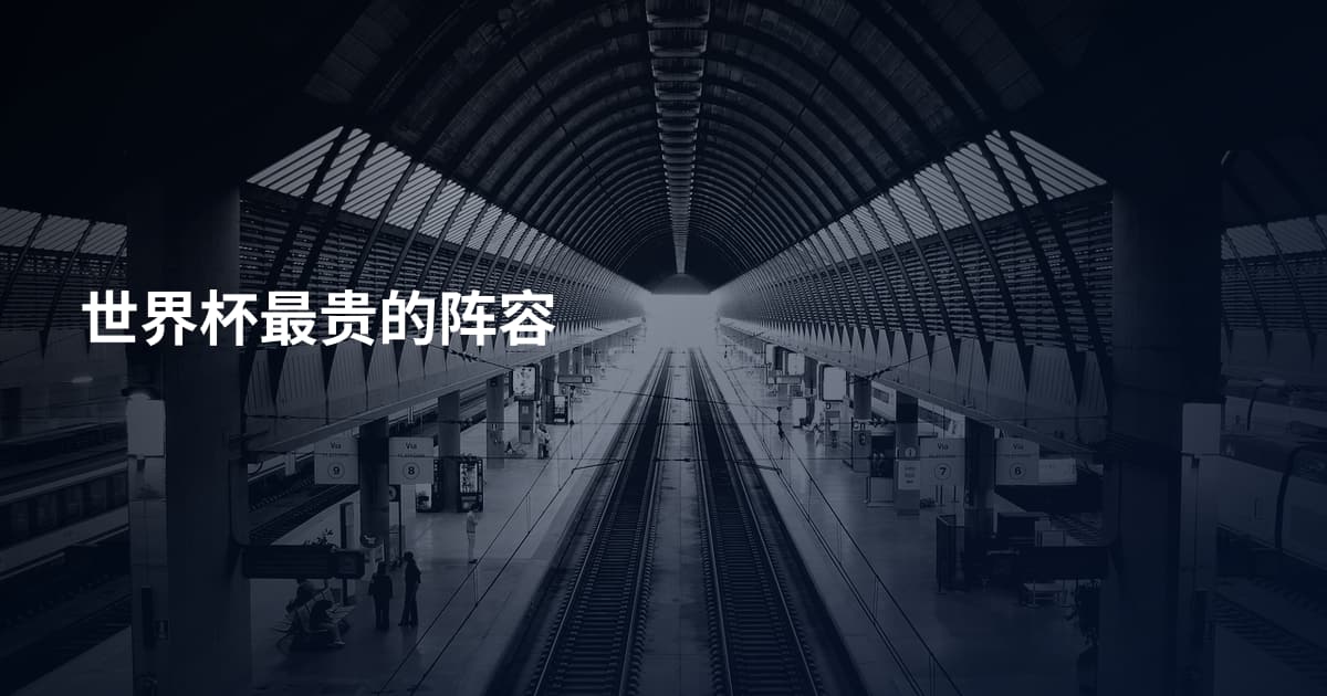 世界杯最贵的阵容