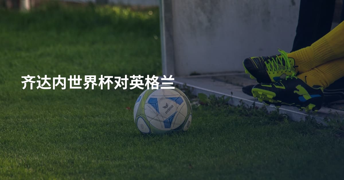 齐达内世界杯对英格兰