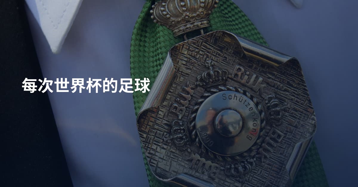 每次世界杯的足球