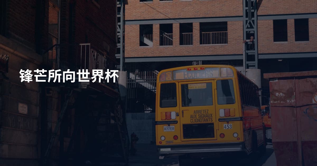 锋芒所向世界杯