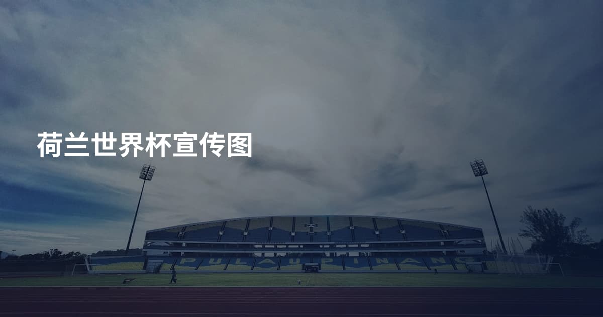 荷兰世界杯宣传图