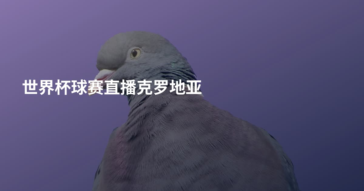世界杯球赛直播克罗地亚