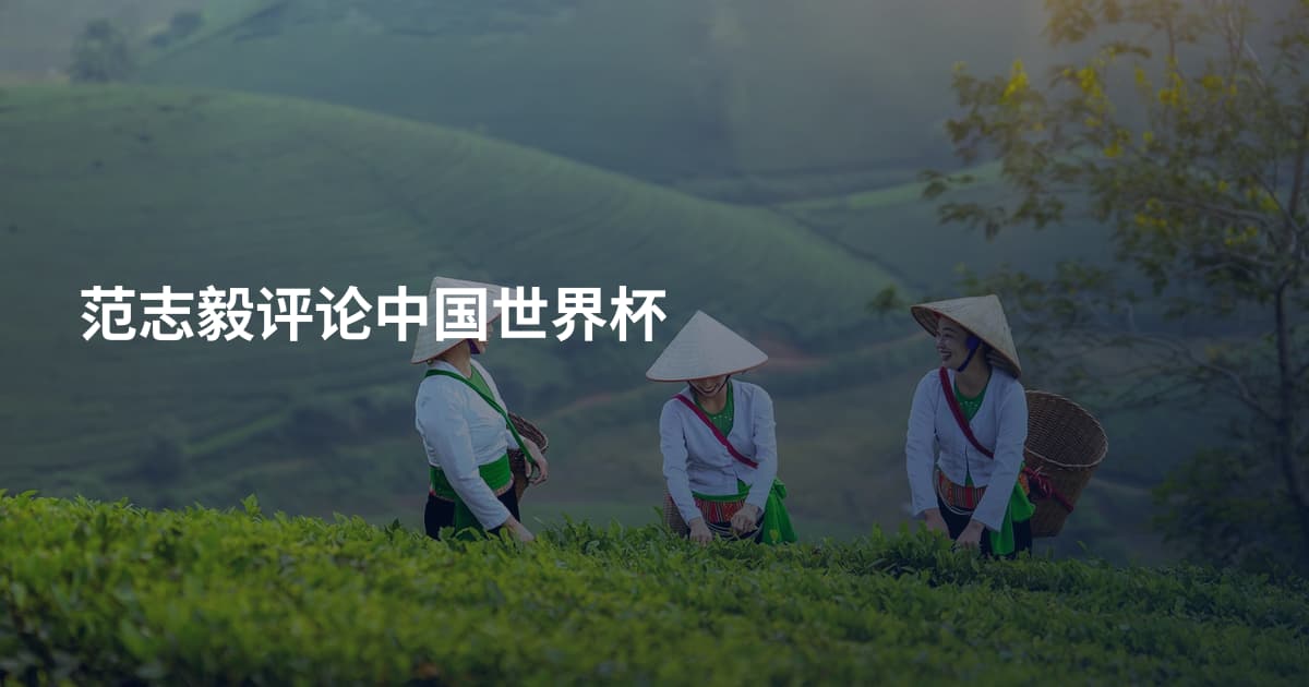 范志毅评论中国世界杯