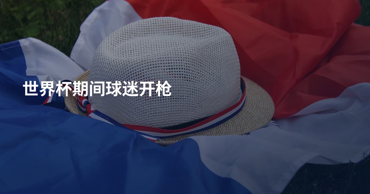 世界杯期间球迷开枪