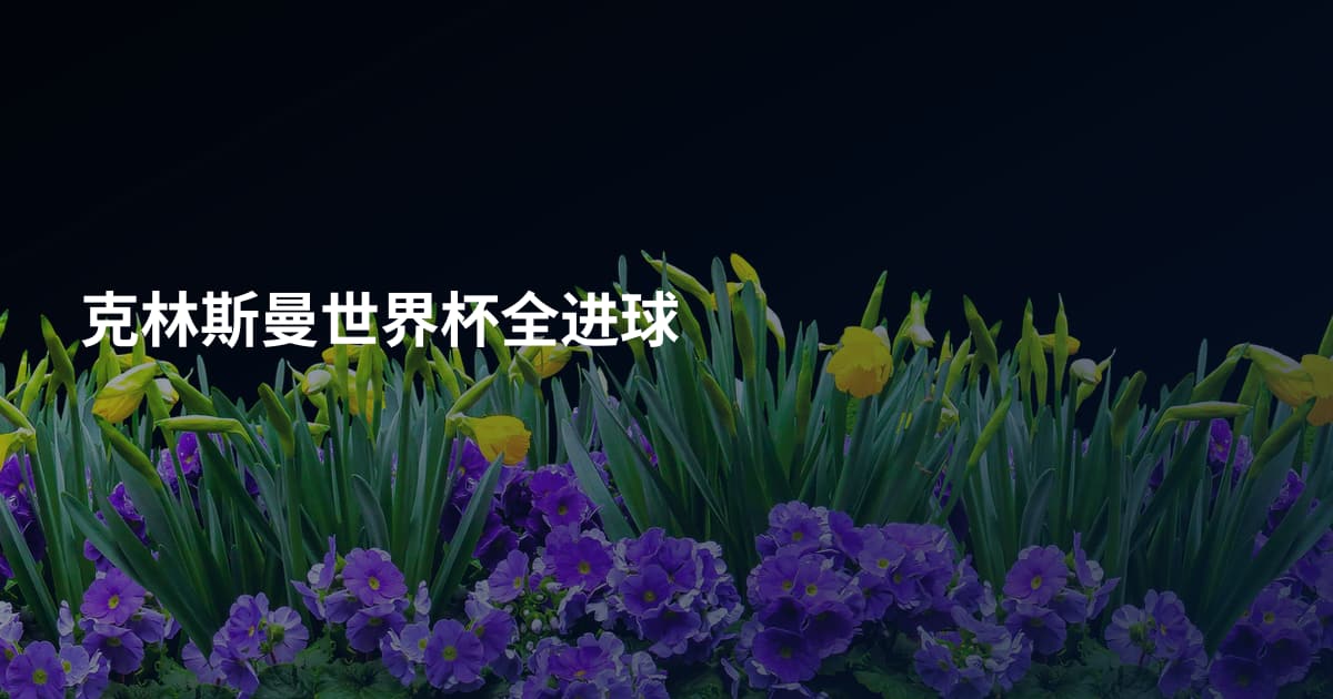 克林斯曼世界杯全进球
