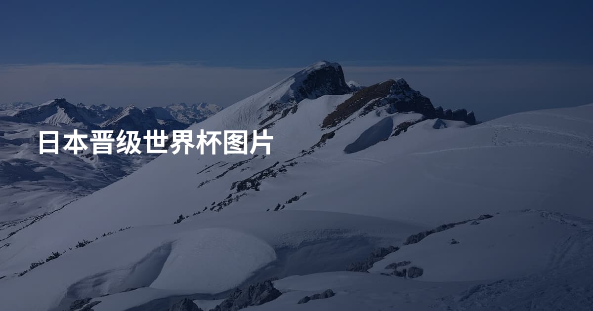 日本晋级世界杯图片