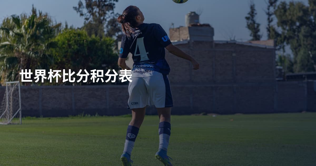 世界杯比分积分表
