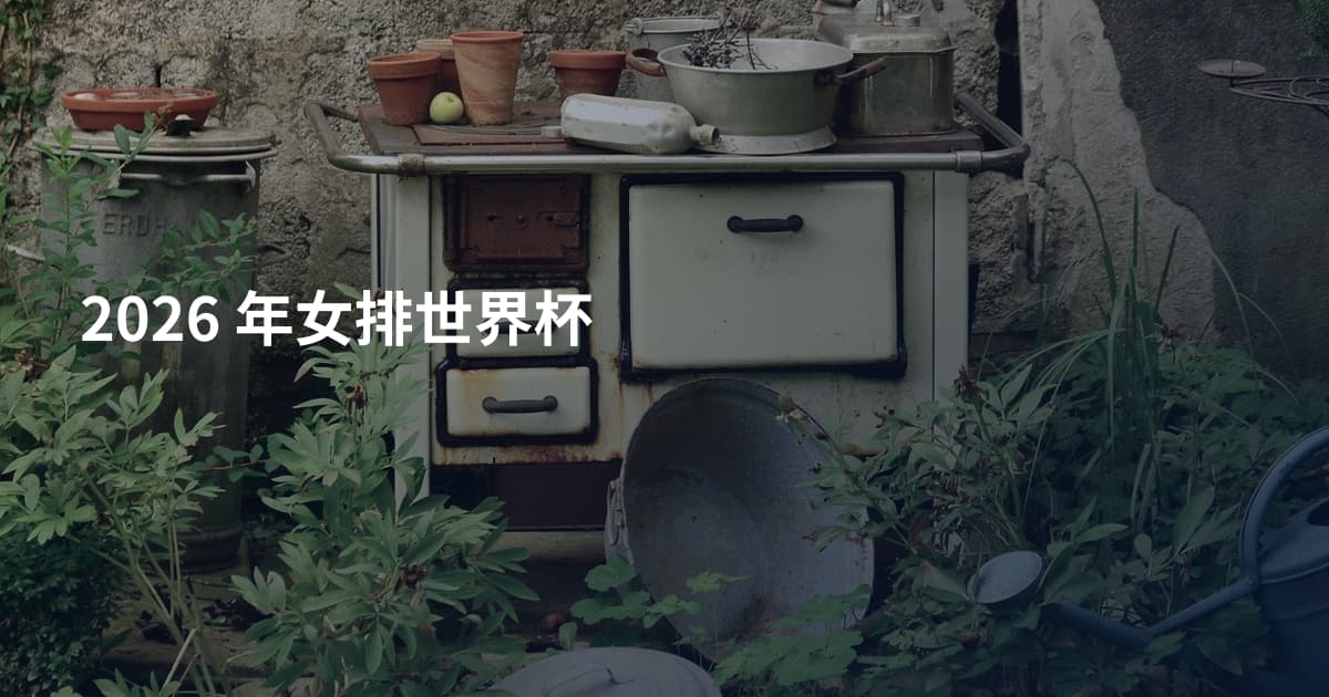 2026 年女排世界杯