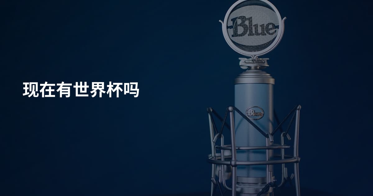 现在有世界杯吗
