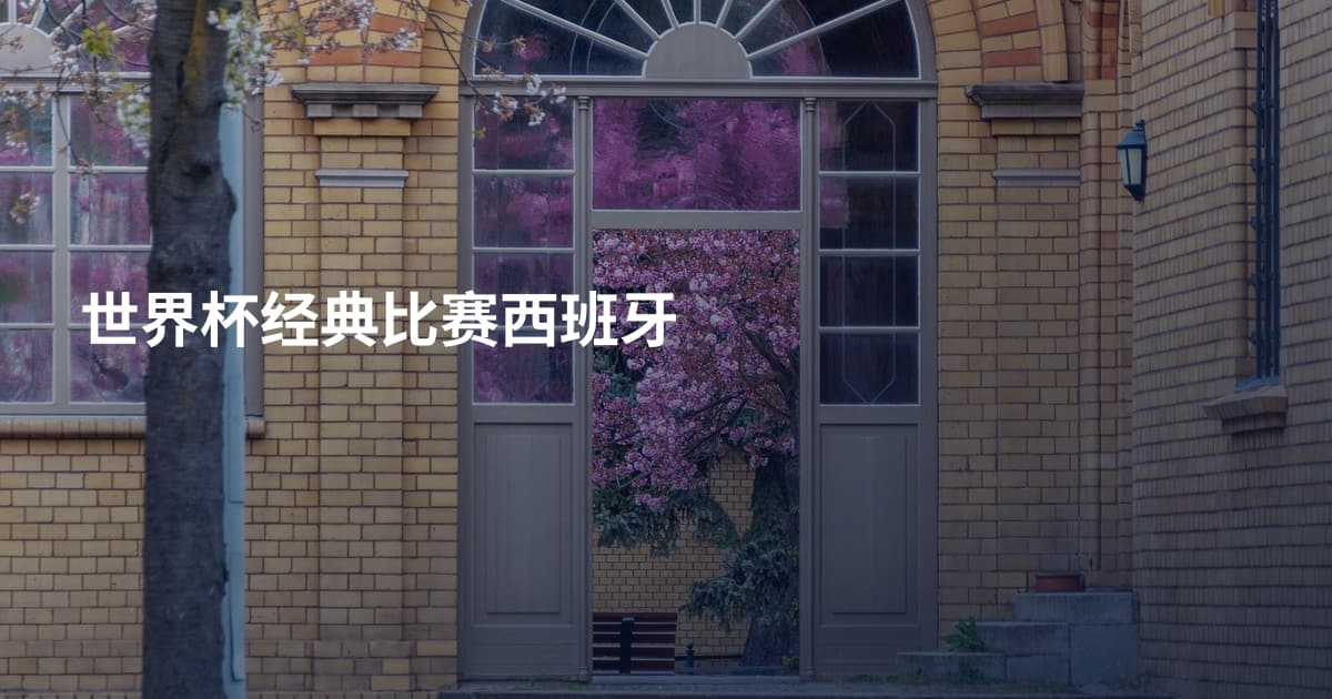 世界杯经典比赛西班牙