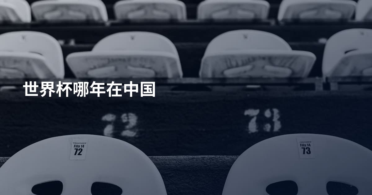 世界杯哪年在中国