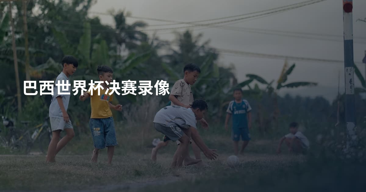 巴西世界杯决赛录像