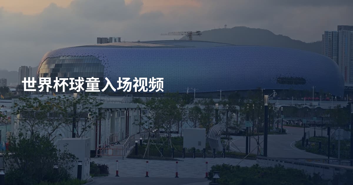 世界杯球童入场视频