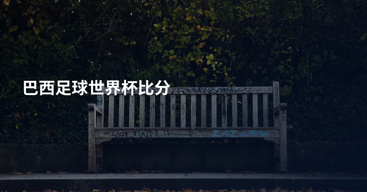 巴西足球世界杯比分