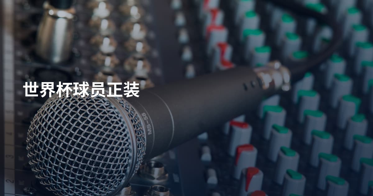 世界杯球员正装