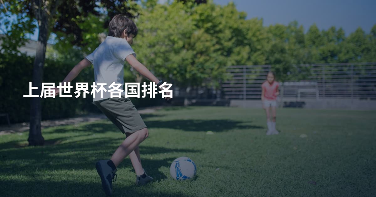 上届世界杯各国排名