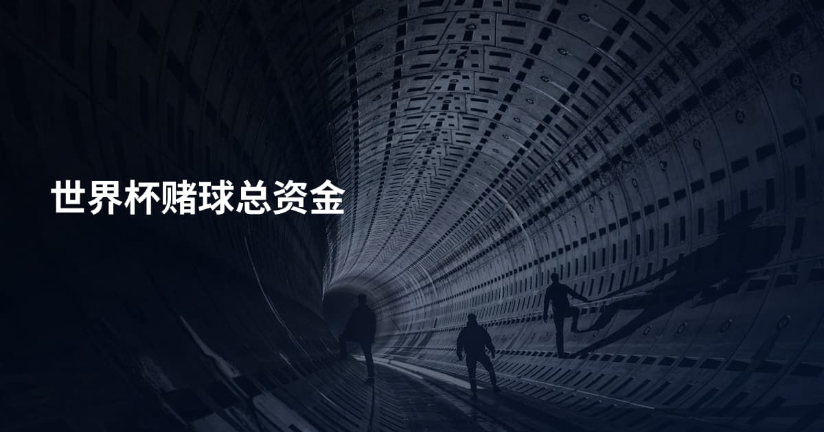 世界杯赌球总资金