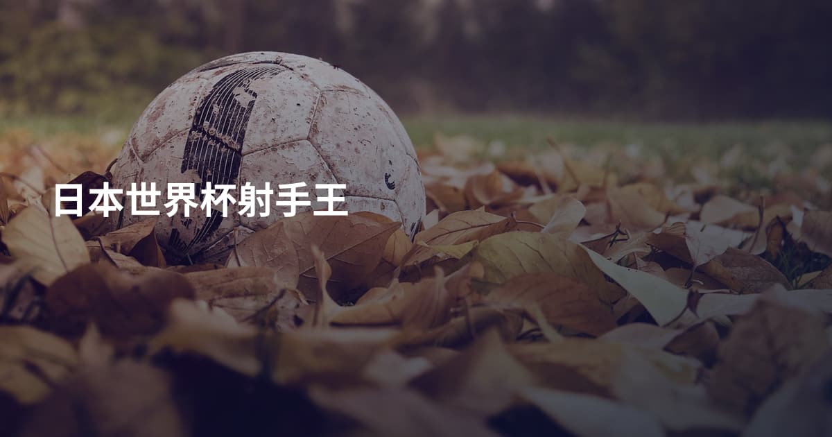 日本世界杯射手王