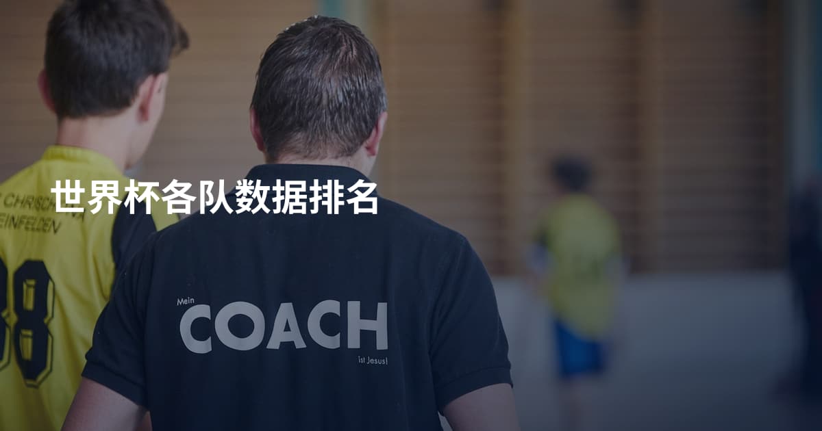 世界杯各队数据排名