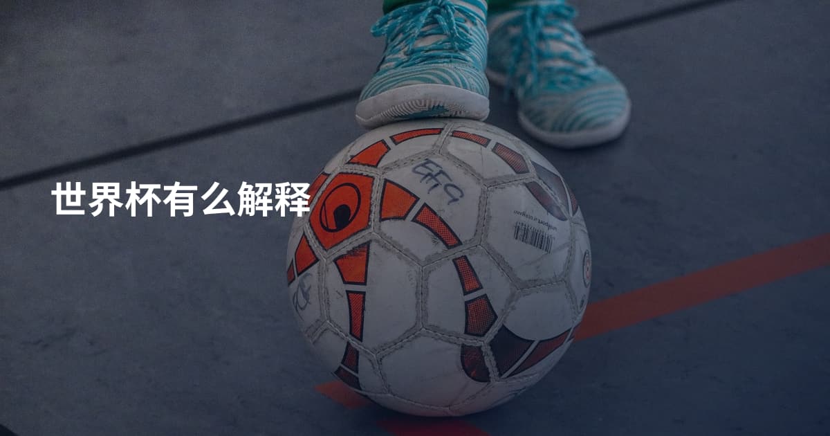 世界杯有么解释