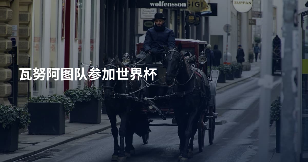 瓦努阿图队参加世界杯