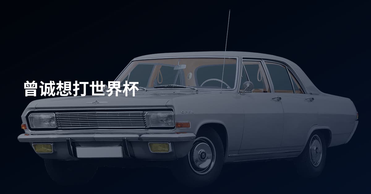 曾诚想打世界杯