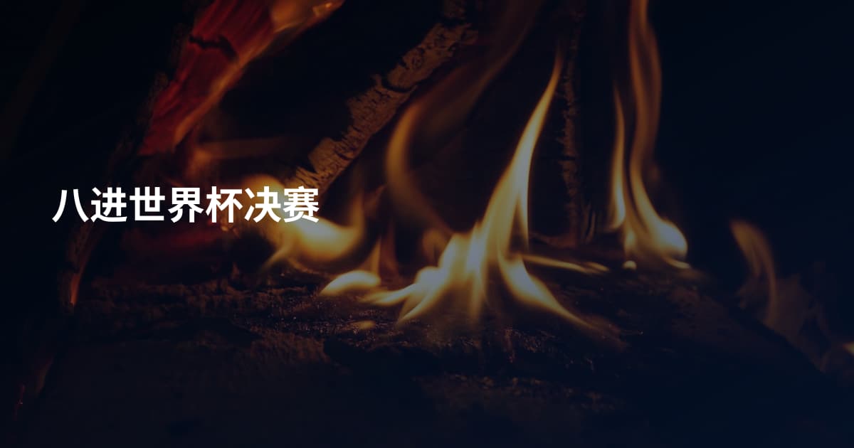 八进世界杯决赛