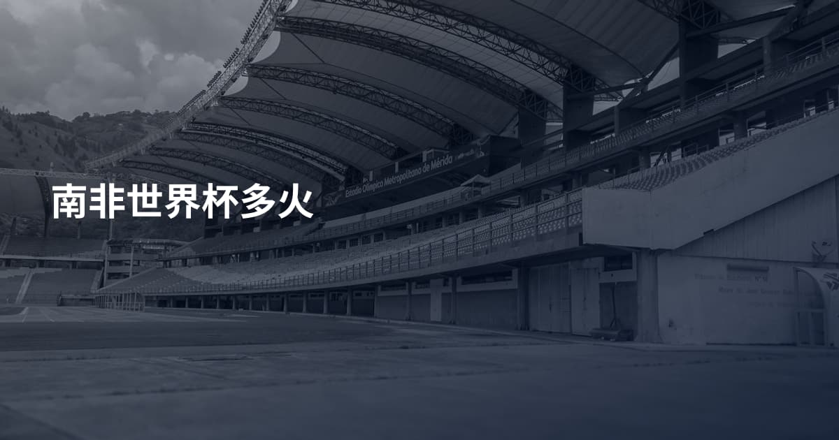 南非世界杯多火