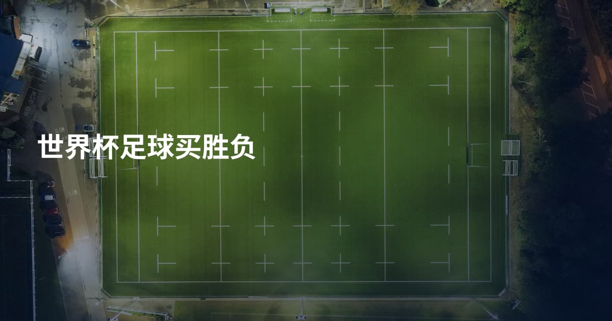 世界杯足球买胜负