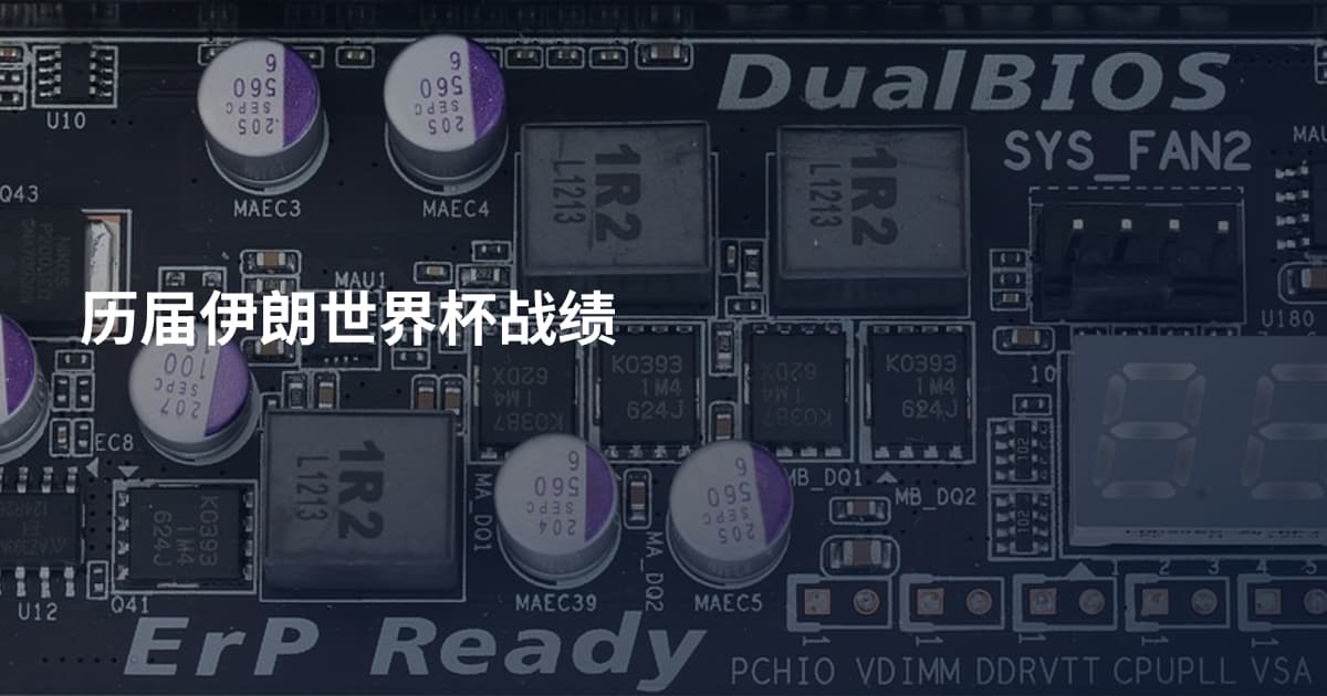 历届伊朗世界杯战绩