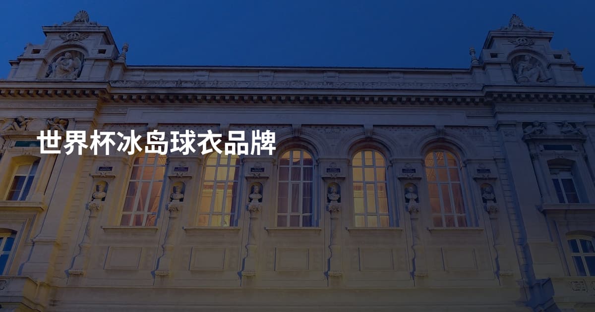 世界杯冰岛球衣品牌