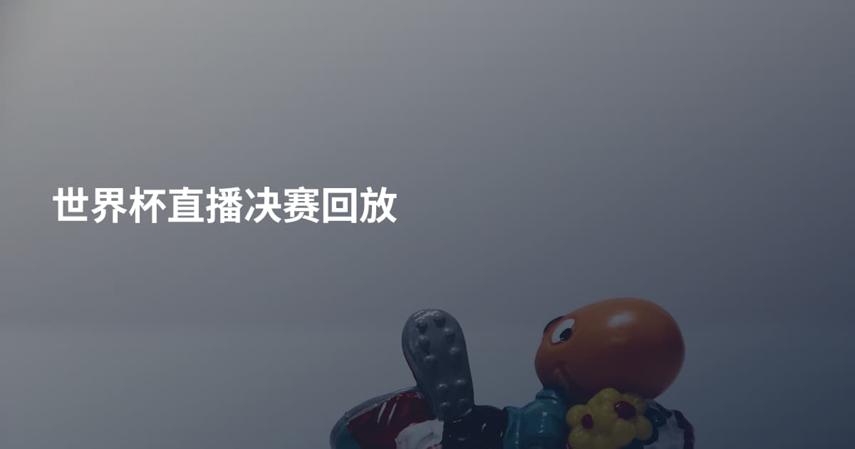 世界杯直播决赛回放