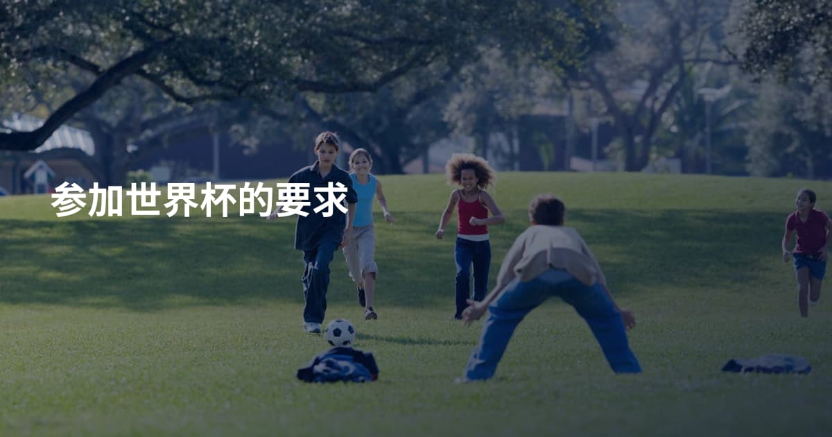 参加世界杯的要求