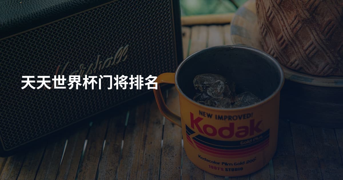 天天世界杯门将排名