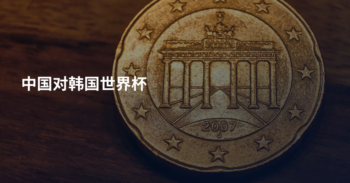 中国对韩国世界杯