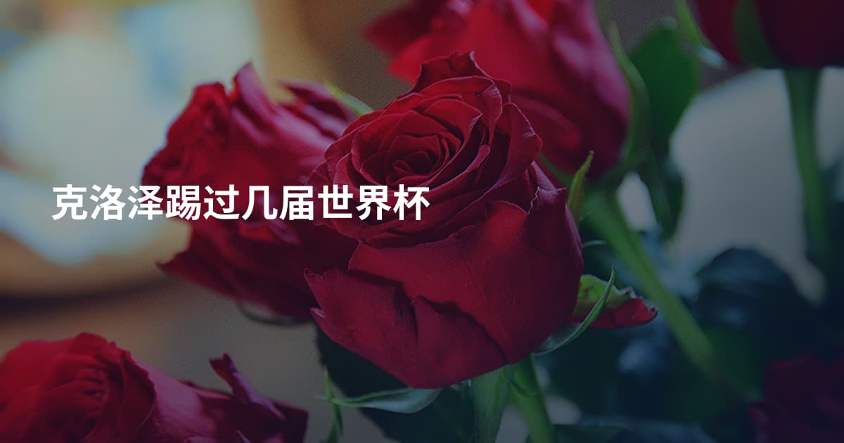 克洛泽踢过几届世界杯